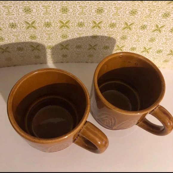 Vintage Dining Vintage Japan Coffee Mugs Wood Faux Finish Poshmark